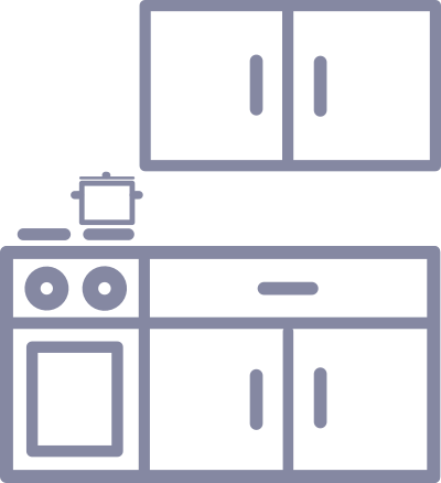 Uso Cucina <br> (negli appartamenti)